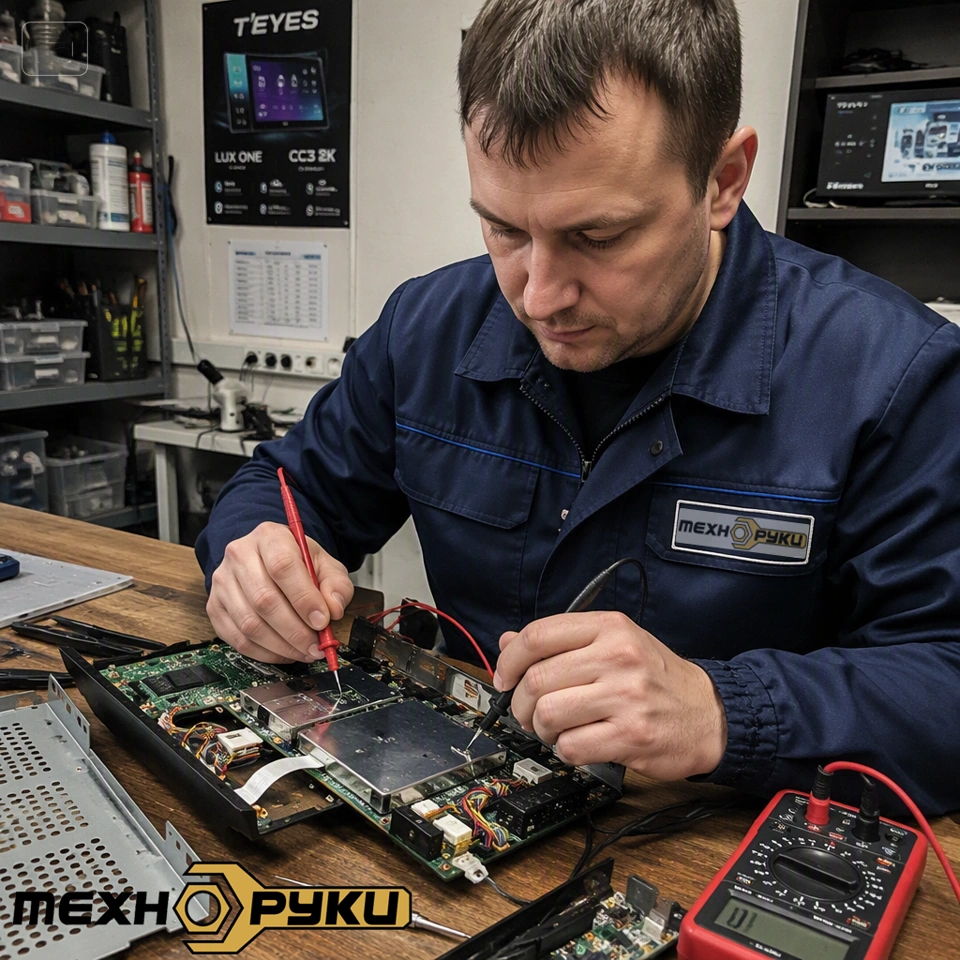 Профессиональный ремонт и прошивка андроид-магнитол TEYES CC3 в Стерлитамаке в сервисном центре ТехноРуки на Шафиева 1